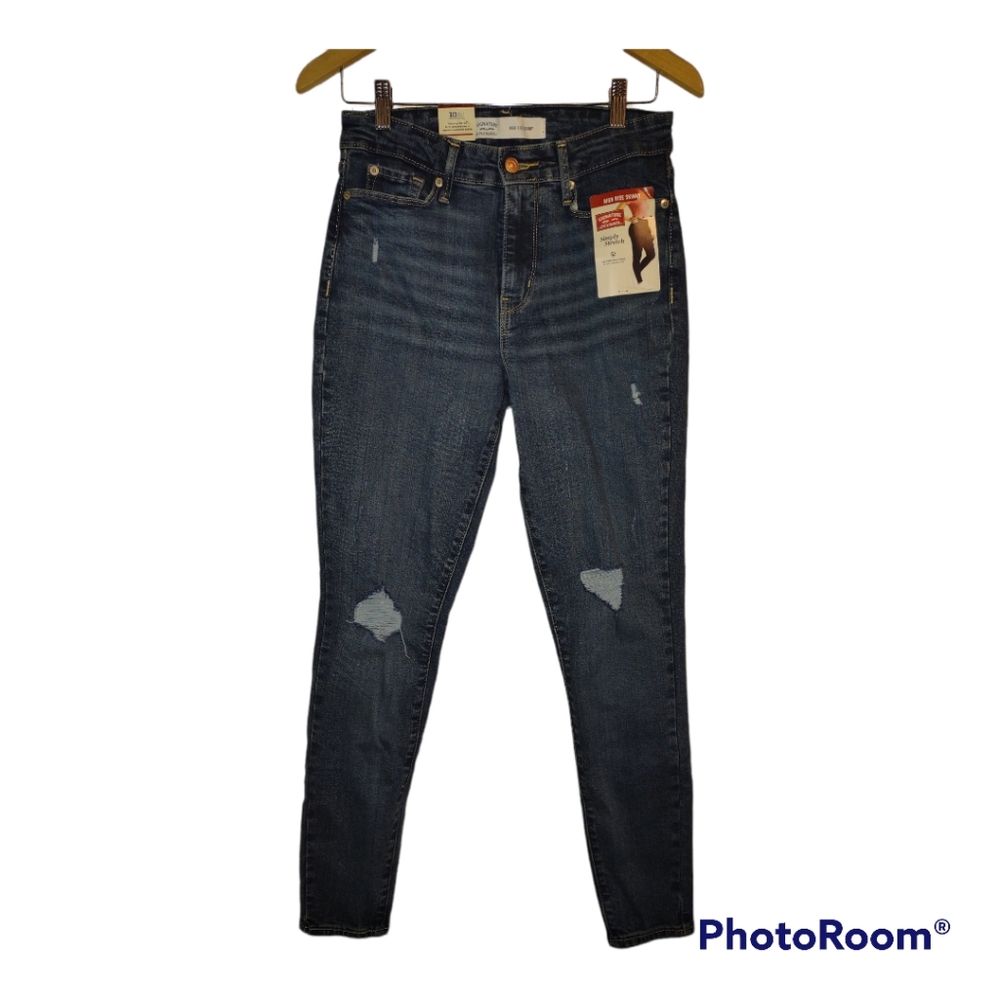 Signature by Levi Strauss & Co. Women's High Rise Skinny Jeans - Picture 4 of 8